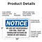 Signmission We Are Not Responsible For Vandalism Vehicle, 10 in W x Rectangle, Plastic OS-2PACK-NS-P-710-L-16882 - alternate 8